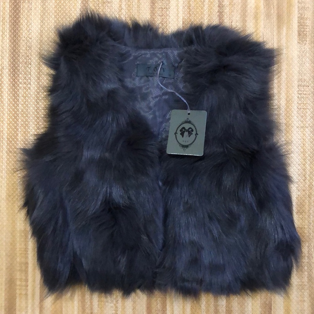 🆕 tov holy 100% fox fur vest